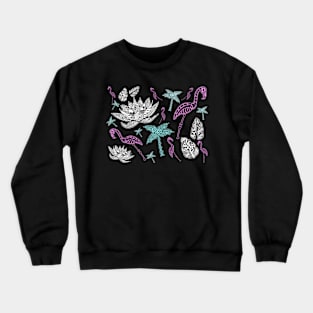 Day of the Dead Flamingos Crewneck Sweatshirt